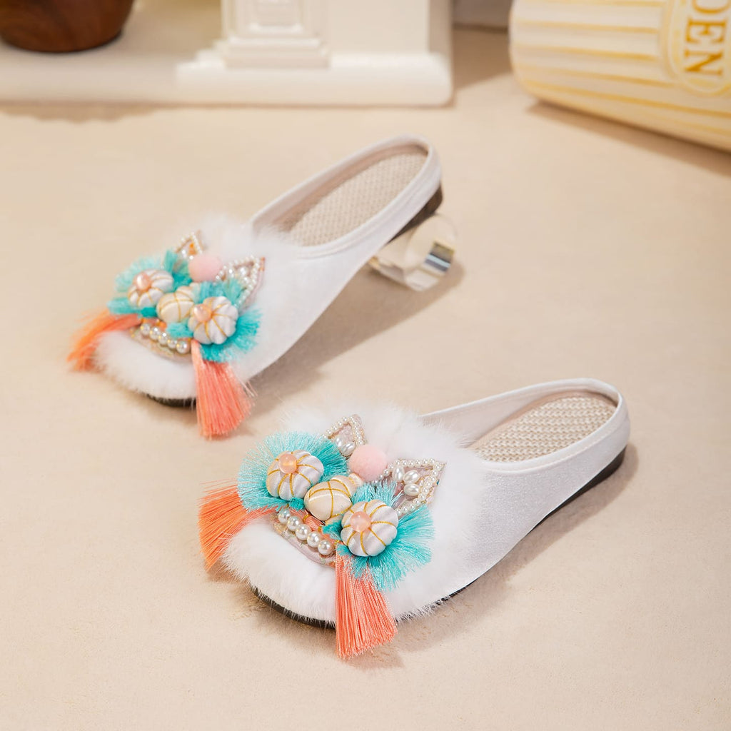 Tiger Spirit Shoes-Tiger of Joy Handcrafted Intangible Cultural Heritage Embroidery