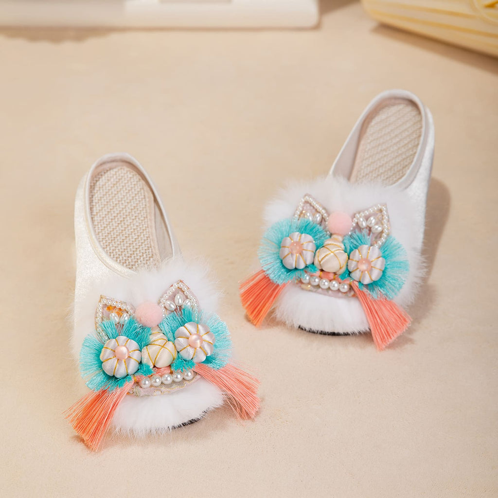 Tiger Spirit Shoes-Tiger of Joy Handcrafted Intangible Cultural Heritage Embroidery