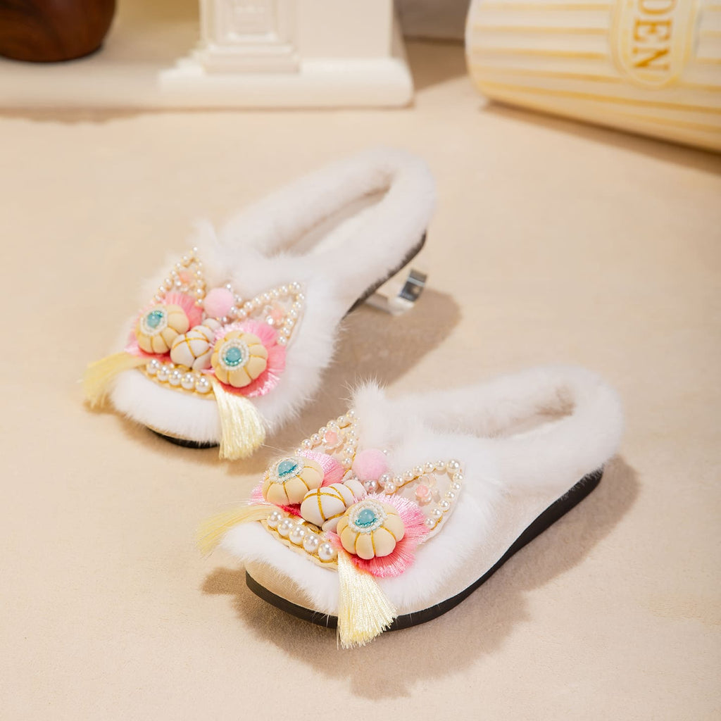 Tiger Spirit Shoes-Tiger of Grace Handcrafted Intangible Cultural Heritage Embroidery Women’s Shoes