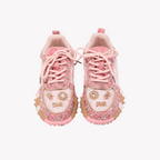 Sparkle Sneakers - Women's Sequin Platform Shoes | Breathable Mesh Walking Shoes