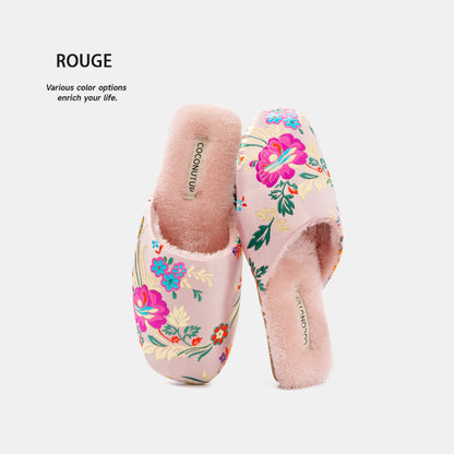 Chinese Elegance · 2025 Embroidered Satin Slippers