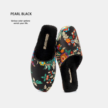 Chinese Elegance · 2025 Embroidered Satin Slippers