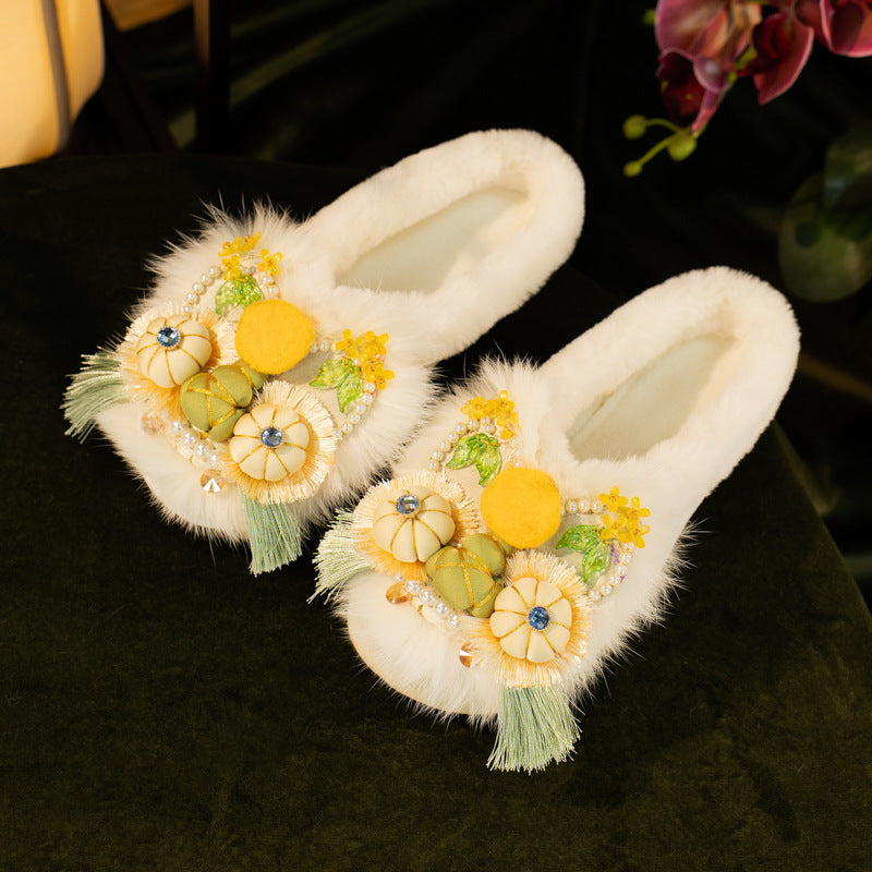 XiYue · 2025 Embroidered Tiger Slippers