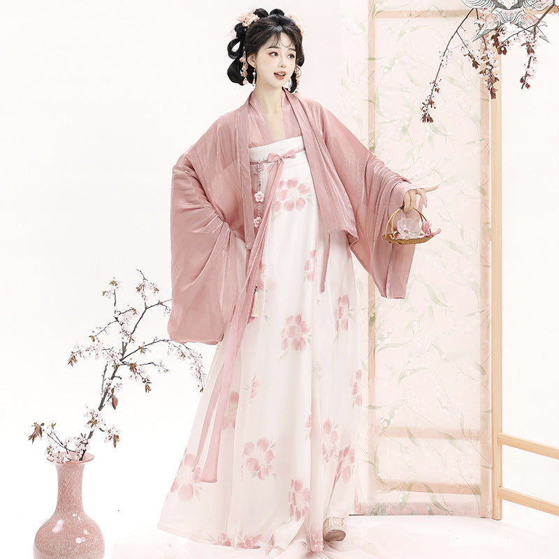 The Peach Blossom Spring: Tang Dynasty Hanfu Ensemble