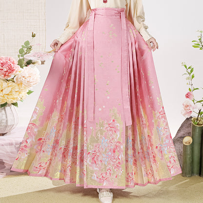 Ming Dynasty Gold-Woven Ma Mian Skirt · 2025 Autumn-Winter Collection