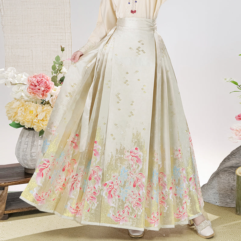 Ming Dynasty Gold-Woven Ma Mian Skirt · 2025 Autumn-Winter Collection