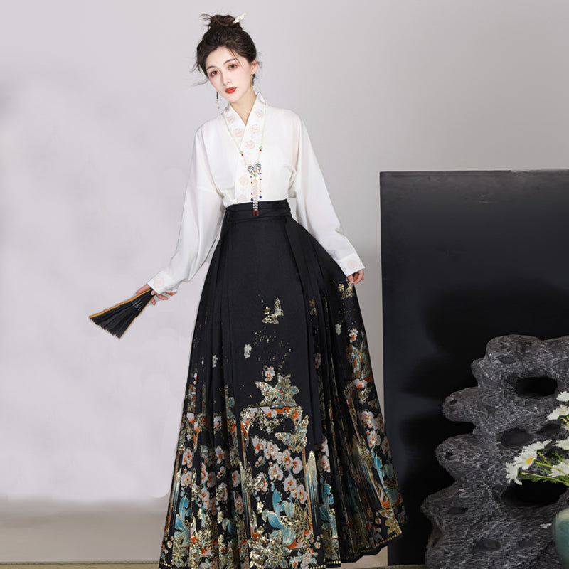 Butterfly Metamorphosis · 2025 Ming Style Ma Mian Skirt Set