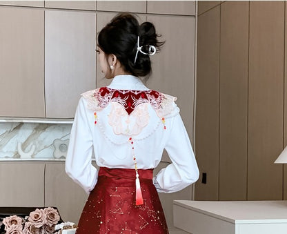 Starry River Ma Mian Skirt · Modern Chinese Style Slim-Fit Skirt